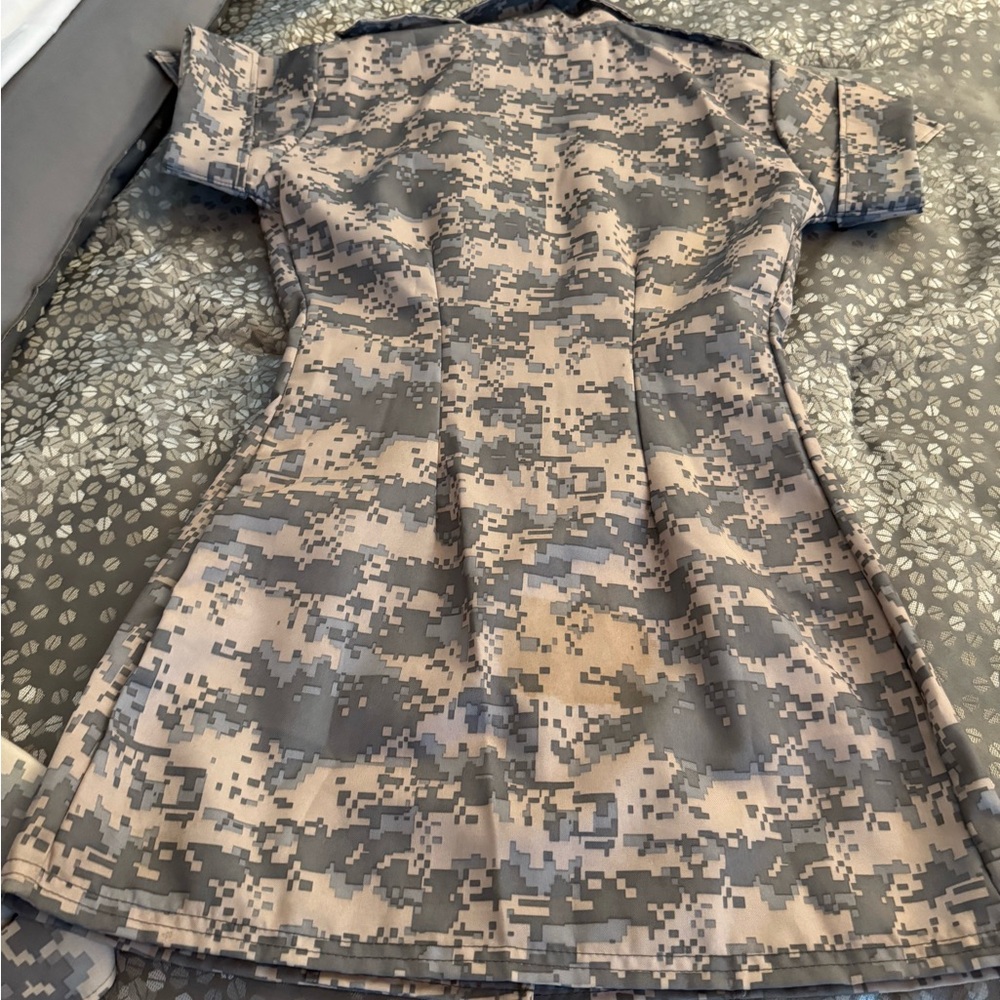 Spirit Desert Dolly Womens Costume / Army Military - Tan and Black - Picture 6 of 7